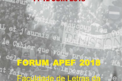 13.º Fórum anual “Il était cinquante fois mai…"