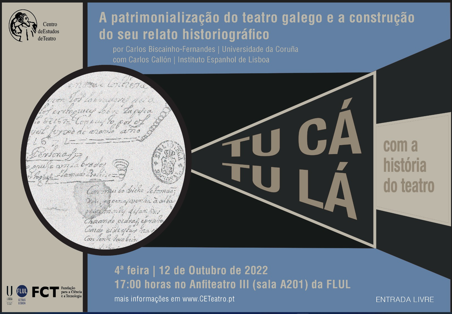 The Patrimonialisation of Galician theatre and the construction of its historiographic account